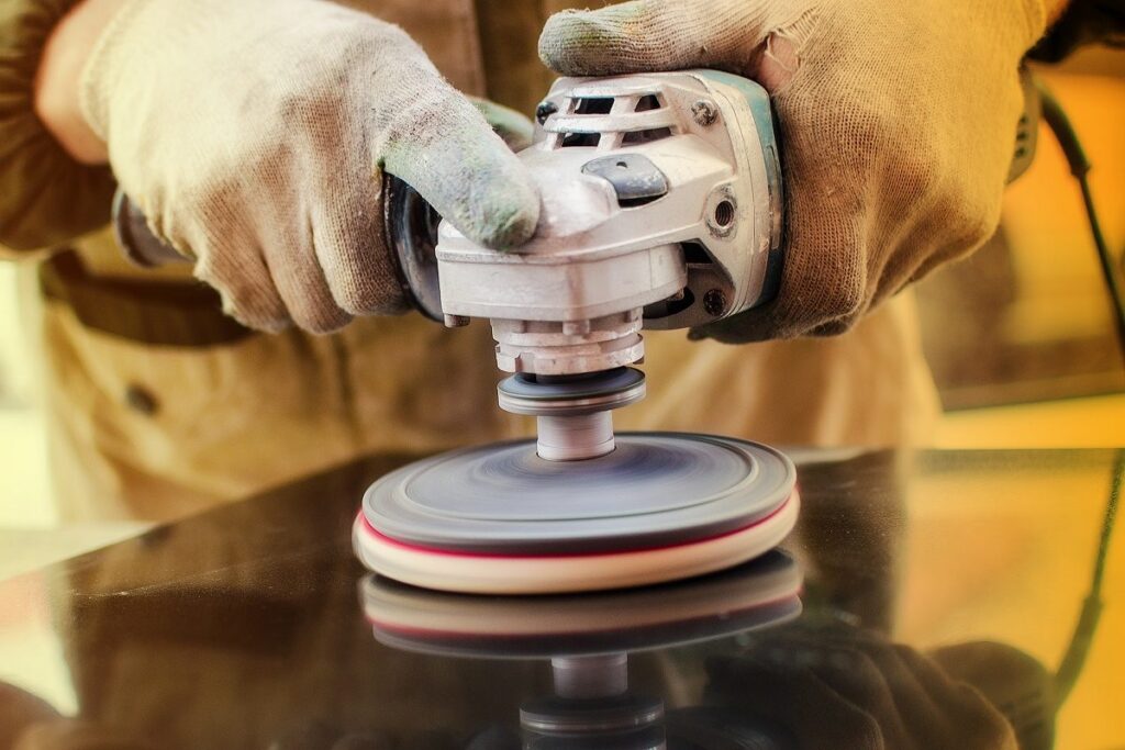 Quy Trình Đánh Bóng Đá Granite Chuẩn Kỹ Thuật