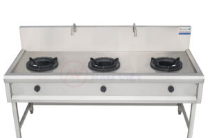 Bếp công nghiệp 3 họng, nấu 3 món cùng lúc, tiết kiệm thời gian gấp 3