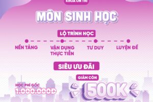 Khóa chuyên đề sinh học ILP: Nền tảng vững vàng chinh phục 9+