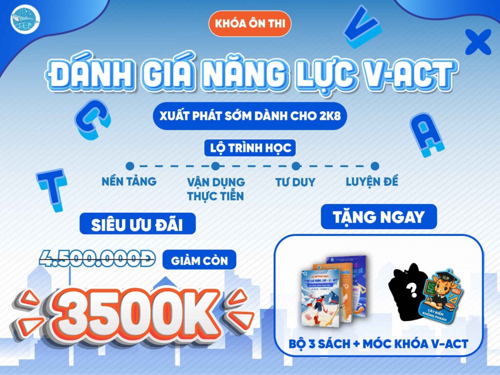 Luyện đề đánh giá năng lực ĐHQG TP HCM