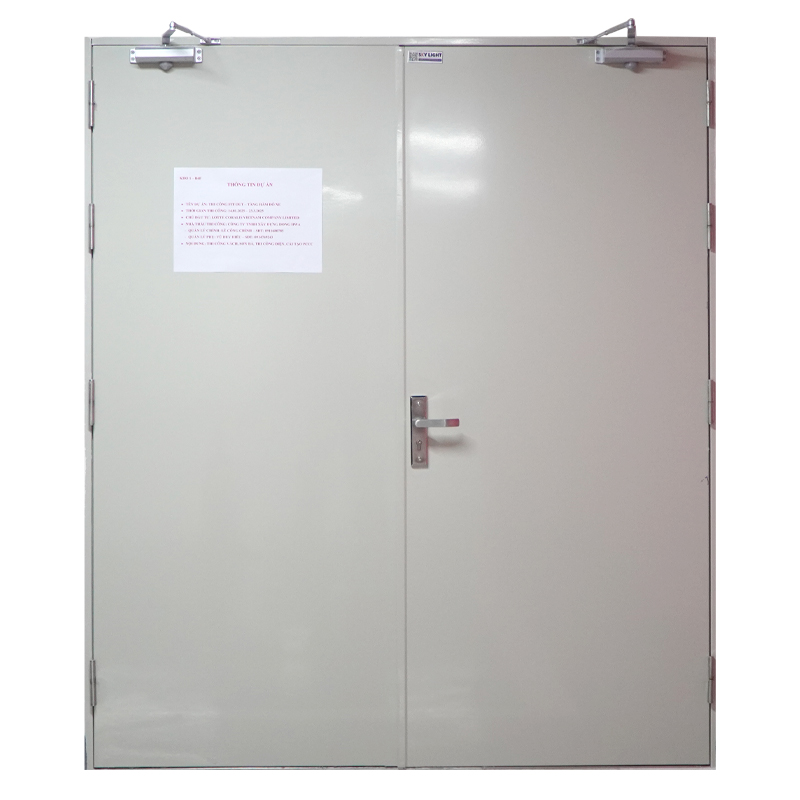 Cửa chống cháy 2 cánh là gì?