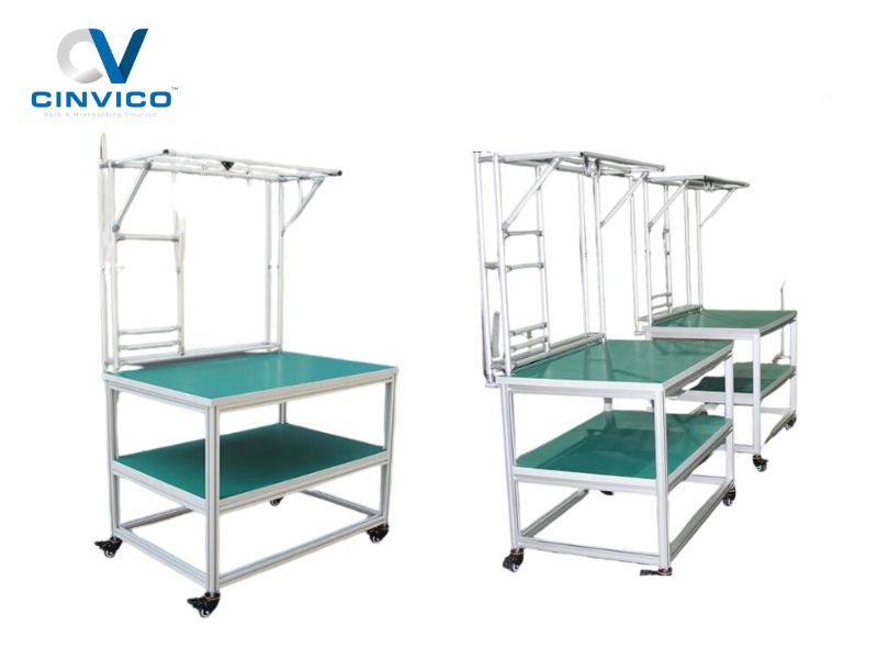 Ứng dụng thực tế của bàn thao tác nhà xưởng
