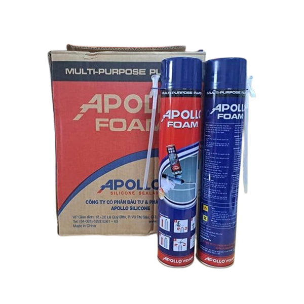 Keo bọt Apollo – Giải pháp trám khe, cách âm, cách nhiệt và chống thấm hiệu quả