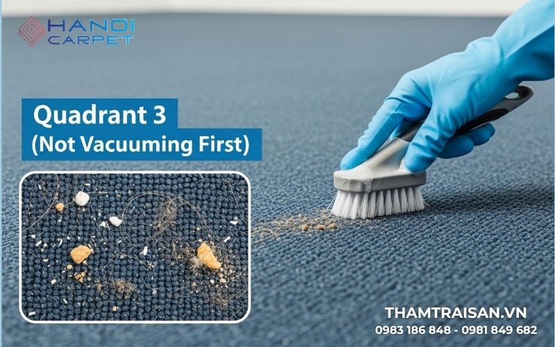 Cách khắc phục lỗi vệ sinh thảm văn phòng