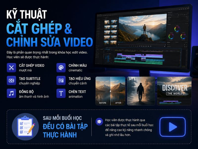 Kỹ thuật cắt ghép và chỉnh sửa video