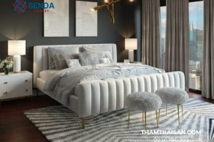 Thảm cuộn trải sàn phòng ngủ: Giải pháp cho không gian ấm áp
