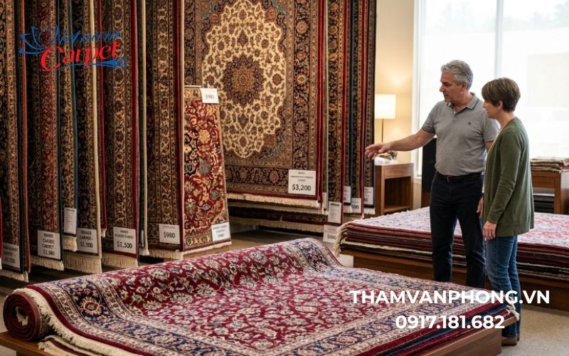 Báo giá thảm cổ điển tham khảo trên thị trường