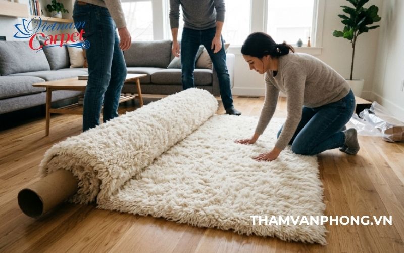 Cách chọn thảm trải sàn lông xù