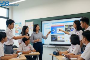 Màn hình tương tác thông minh là gì? Giải pháp dạy học họp trực tuyến hiệu quả