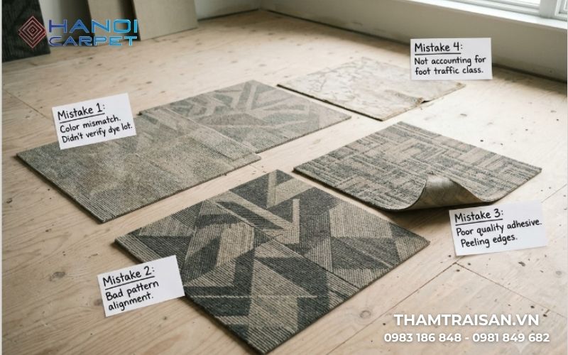 Tự mua thảm tấm cao cấp mà không có đơn vị tư vấn