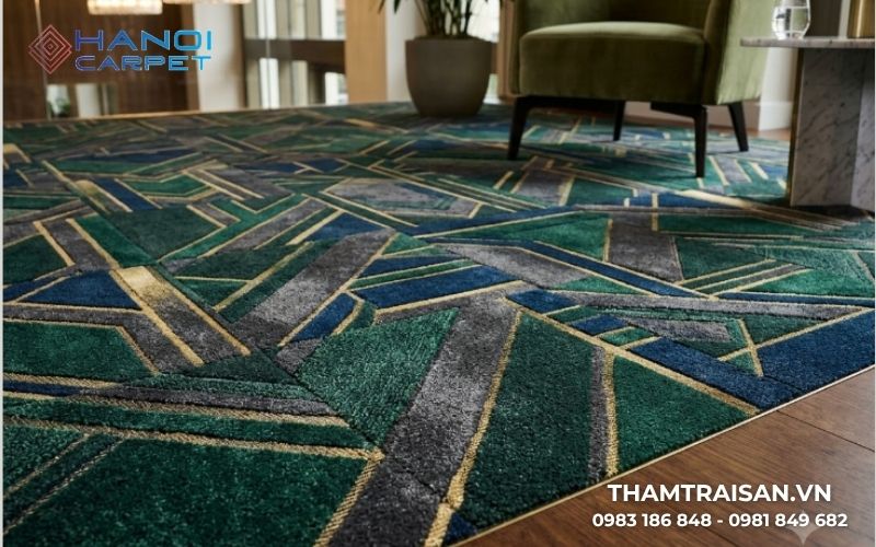 Không quan tâm đến chất liệu của thảm tấm cao cấp