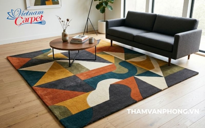Thảm hiện đại chính hãng là gì
